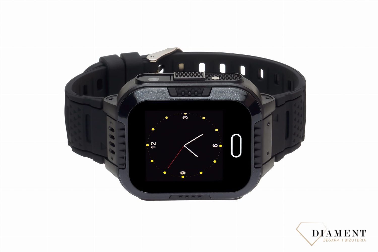 Smartwatch dla dzieci Kids Fly RT czarny to nowoczesny lokalizator GPS z kartą sim i przyciskiem SOS. Posiada funkcje lokalizacji na mapie, funkcje telefonu komórkowego oraz szereg innych funkcji, dzięki którym mamy większą.jpg